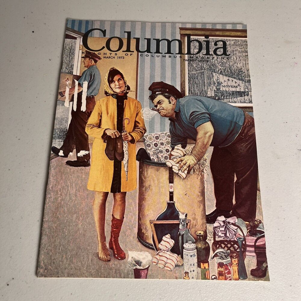 Columbia Magazine March 1973 Don Winslow Cover Knights of Columbus